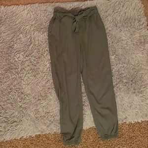 Navy Green Hollister Ultra High-Rise Jogger.